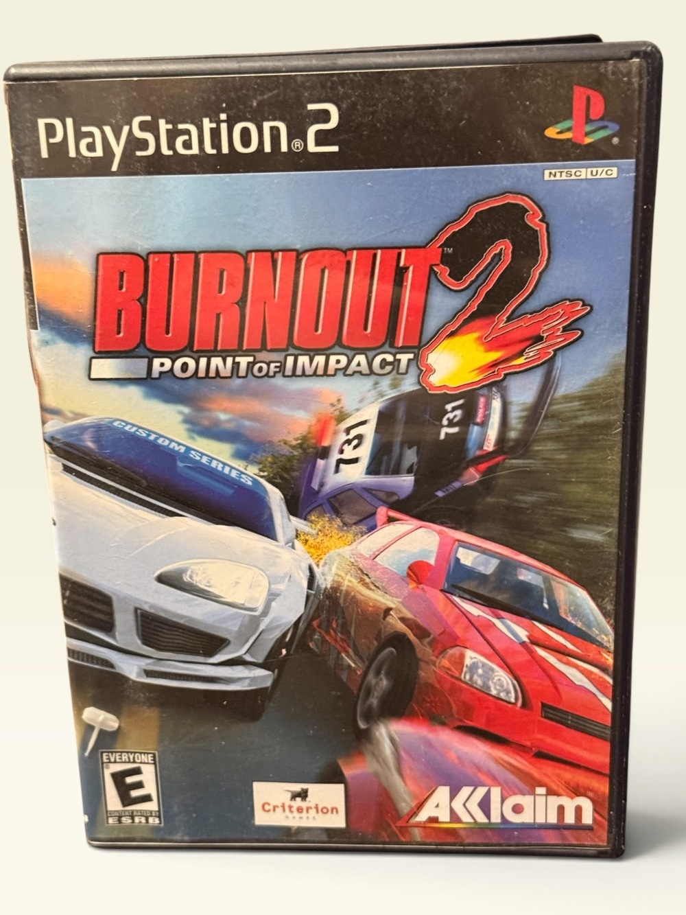 Acclaim Burnout 2: Point of Impact (Sony PlayStation 2) PS2 Manual E NTSC